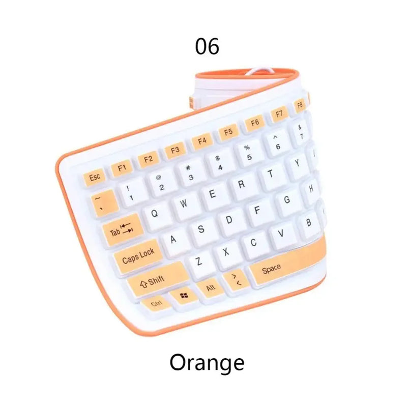 Teclado Silencioso e Resistente de silicone