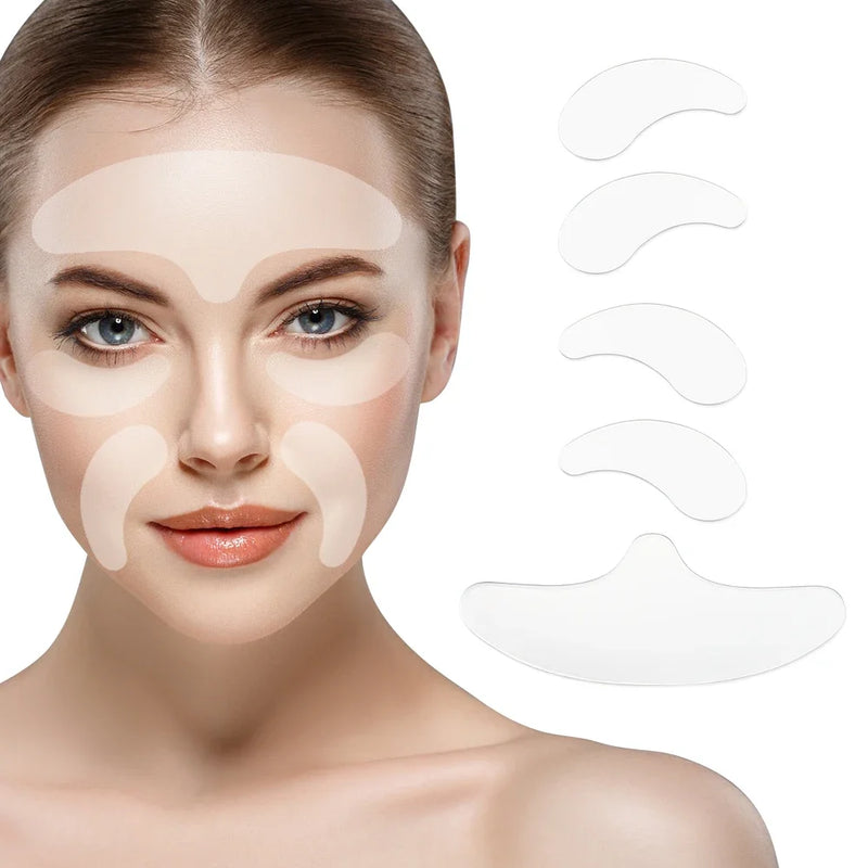 Adesivos Reutilizáveis para Remoção de Rugas – Cuidado Anti-Aging